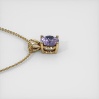 0.74 Ct. Sapphire Pendant, 14K Yellow Gold 3