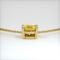 0.75 Ct. Sapphire Pendant, 14K Yellow Gold 4