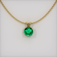 Emerald Pendant 3.59 Ct., 18K Yellow Gold Preview