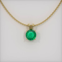 Emerald Pendant 1.08 Ct., 18K Yellow Gold Preview