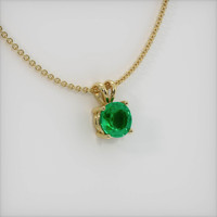 Emerald Pendant 1.08 Ct., 18K Yellow Gold Preview