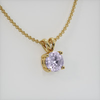 1.29 Ct. Gemstone Pendant, 18K Yellow Gold 2