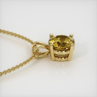 1.01 Ct. Gemstone Pendant, 18K Yellow Gold 3