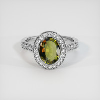 1.73 Ct. Gemstone Ring, Platinum 950 1