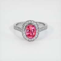 2.10 Ct. Sapphire Ring, Platinum 950 1
