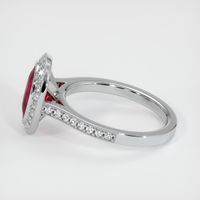 3.13 Ct. Ruby Ring, Platinum 950 4