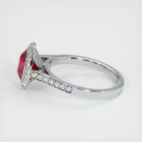 3.08 Ct. Ruby Ring, Platinum 950 4