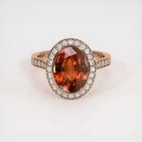 5.16 Ct. Gemstone Ring, 14K Rose Gold 1