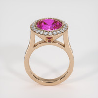 6.52 Ct. Sapphire Ring, 14K Rose Gold 3
