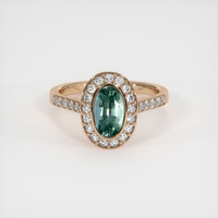 1.39 Ct. Sapphire Ring, 18K Rose Gold 1