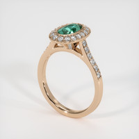 1.39 Ct. Sapphire Ring, 18K Rose Gold 2