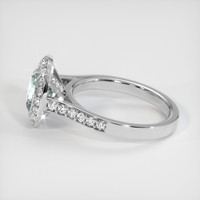 1.79 Ct. Sapphire Ring, 14K White Gold 4