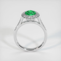 1.54 Ct. Emerald Ring, 18K White Gold 3