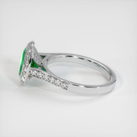 1.54 Ct. Emerald Ring, 18K White Gold 4