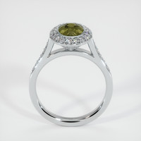 2.09 Ct. Color Change Sapphire Ring, 18K White Gold 2