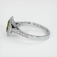 2.09 Ct. Color Change Sapphire Ring, 18K White Gold 4