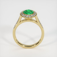 1.54 Ct. Emerald Ring, 18K Yellow Gold 3