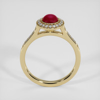 1.00 Ct. Ruby Ring, 18K Yellow Gold 3