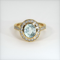 1.79 Ct. Sapphire Ring, 18K Yellow Gold 1