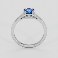 0.95 Ct. Blue Sapphire Ring, Platinum 950 3