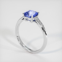 2.06 Ct. Bi Color Sapphire Ring, Platinum 950 2