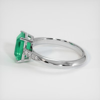 1.51 Ct. Emerald Ring, Platinum 950 4