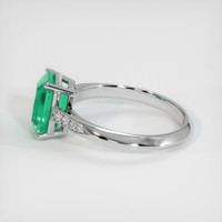 2.12 Ct. Emerald Ring, Platinum 950 4