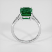 3.53 Ct. Emerald Ring, Platinum 950 3