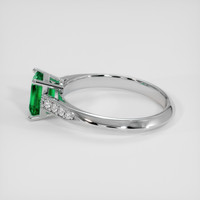 1.06 Ct. Emerald Ring, Platinum 950 4