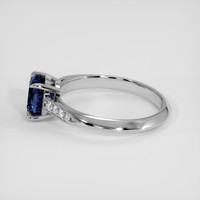 1.63 Ct. Blue Spinel Ring, Platinum 950 4