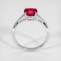 2.05 Ct. Ruby Ring, Platinum 950 3