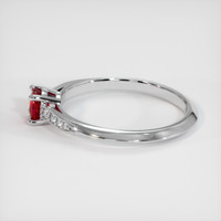 0.44 Ct. Ruby Ring, Platinum 950 4