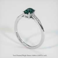 1.60 Ct. Sapphire Ring, Platinum 950 2
