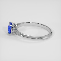 1.14 Ct. Blue Sapphire Ring, Platinum 950 4