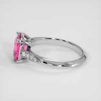 2.01 Ct. Pink Sapphire Ring, Platinum 950 4