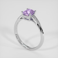 1.45 Ct. Purple Sapphire Ring, Platinum 950 2