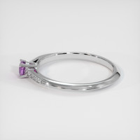 0.23 Ct. Purple Sapphire Ring, Platinum 950 4