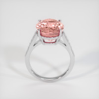9.97 Ct. Padparadscha Sapphire Ring, Platinum 950 3