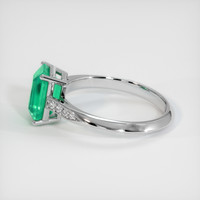 1.68 Ct. Emerald Ring, Platinum 950 4