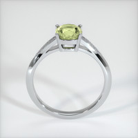 1.11 Ct. Greenish Yellow Sapphire Ring, Platinum 950 3
