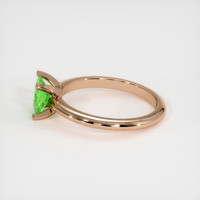 0.70 Ct. Green Tsavorite Garnet Ring, 14K Rose Gold 4