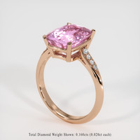 5.24 Ct. Sapphire Ring, 14K Rose Gold 2