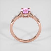 1.05 Ct. Purple Sapphire Ring, 14K Rose Gold 3