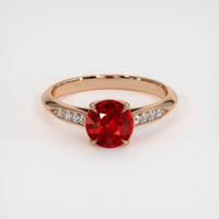 1.68 Ct. Ruby Ring, 18K Rose Gold 1