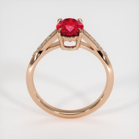 1.97 Ct. Ruby Ring, 18K Rose Gold 3