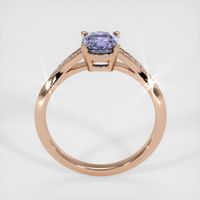 1.34 Ct. Purple Sapphire Ring, 18K Rose Gold 3
