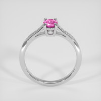 0.62 Ct. Pink Sapphire Ring, Silver 3