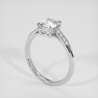 2.52 Ct. White Sapphire Ring, 10K White Gold 2