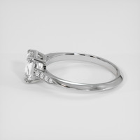 2.52 Ct. White Sapphire Ring, 10K White Gold 4