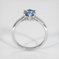 1.10 Ct. Bi Color Sapphire Ring, 10K White Gold 3